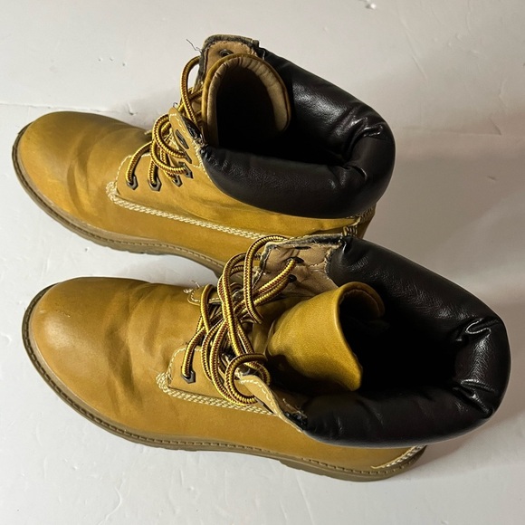 Esprit Women’s Tan Lace-Up Work Boots Size 7.5 - Picture 6 of 14